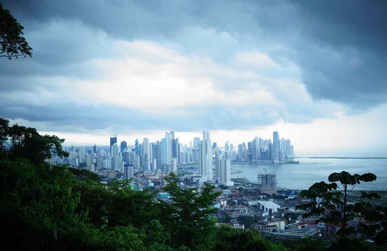 Zentralamerika, Panama Stadt, Blick vom Ancon Cerrón
