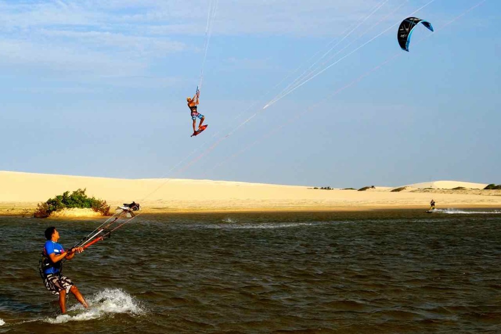 Jericoacoara Mekka für Kitesurfen und Windsurfer