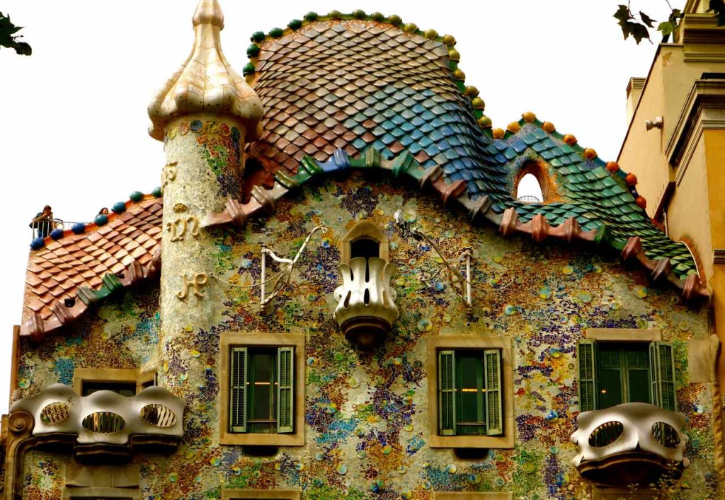 Casa Battlo Barcelona, Fassade