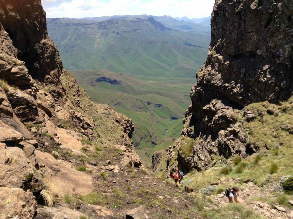 Südafrika, Northern Drakensberg Aufstieg 2