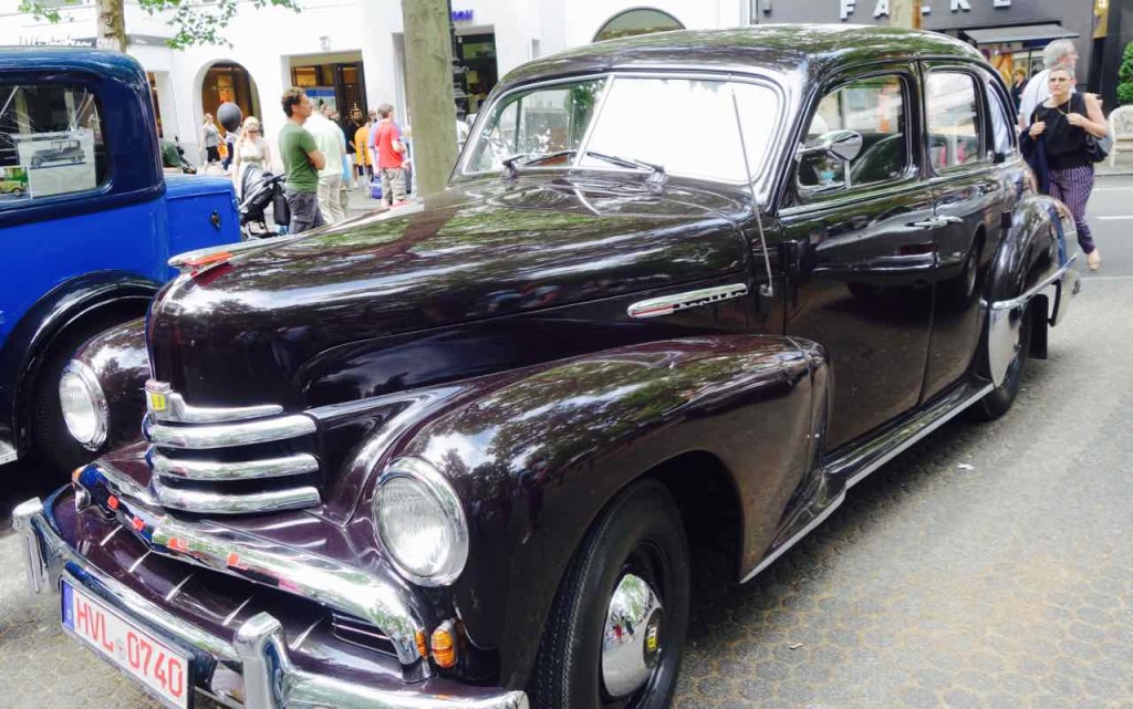 Classic Days Berlin,Oldtimer, Opel Kapitän, das klassische Gangsterauto im deutschen Film.