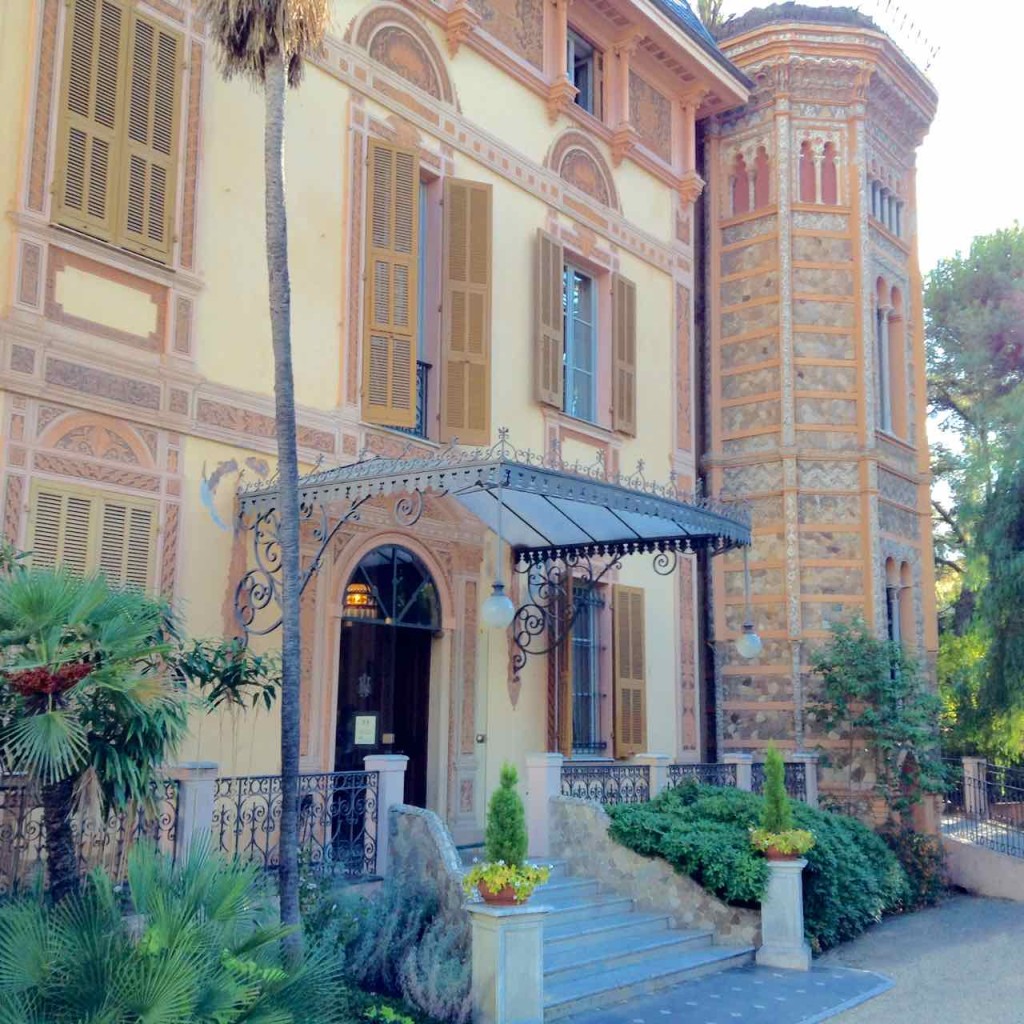San Remo Villa Nobel Vordereingang 