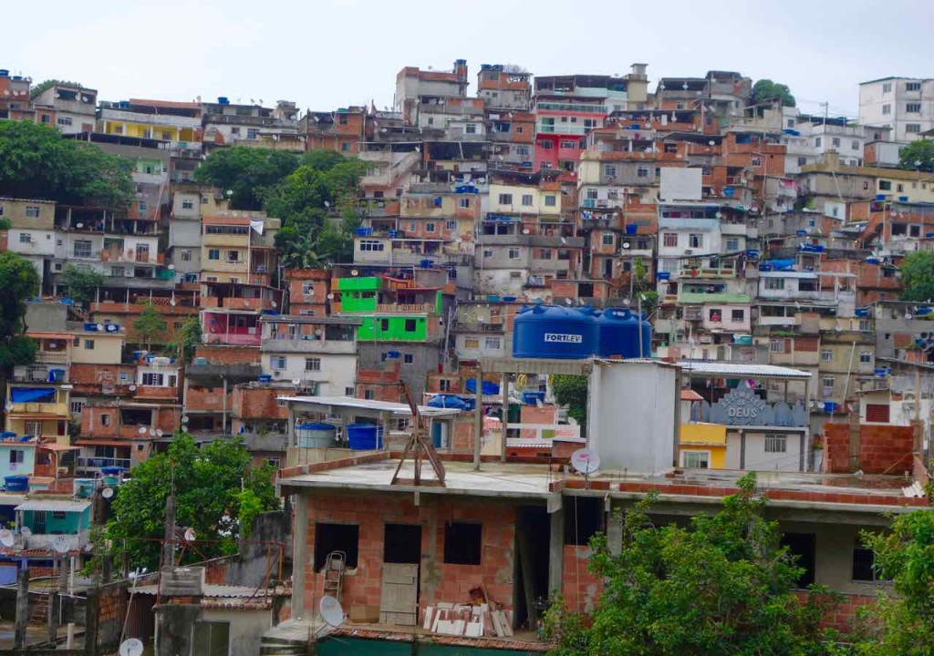 Favela Vidigal Rio de Janeiro, Häuser