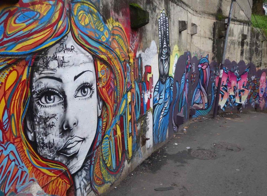 Favela Vidigal Rio de Janeiro, Streetart