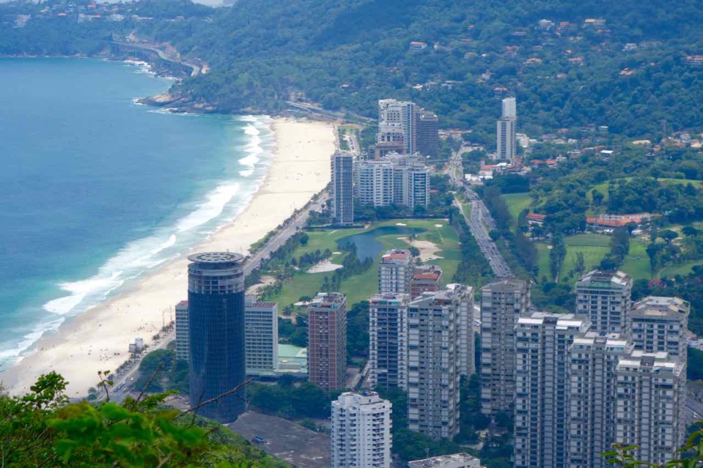 Rio de Janeiro Dois Irmaos - blick auf Sao Conrado 2, groß