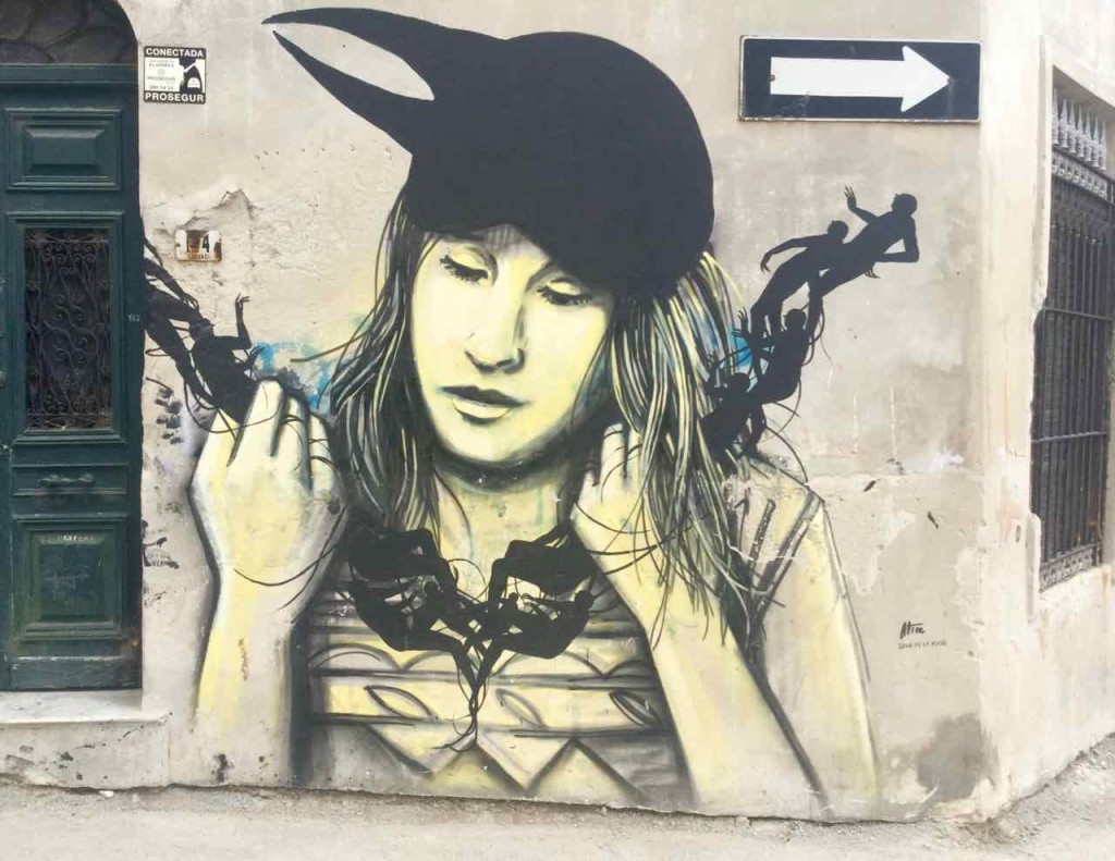 Montevideo Sehenswürdigkeiten, Mural by Alice, Uruguay, iPod-Foto