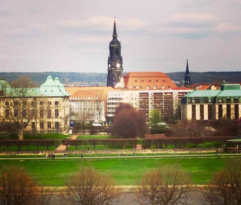 Dresden Sehenswürdigkeiten: Blick aus meinem Fenster im Hotel Maritim