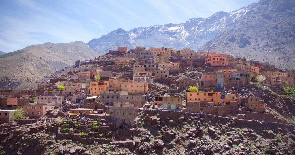 Kasbah du Toubkal Imlil Tal, Dorf Armed, Marokko