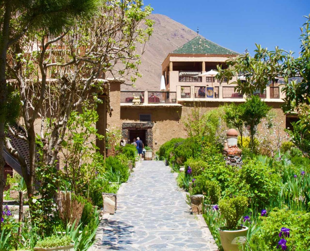 Kasbah du Toubkal im Imlil Tal, Gang zum Haupthaus, Marokko