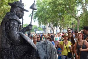 Barcelona Tipps Sehenswürdigkeiten: La Rambla, Lebende Statue 