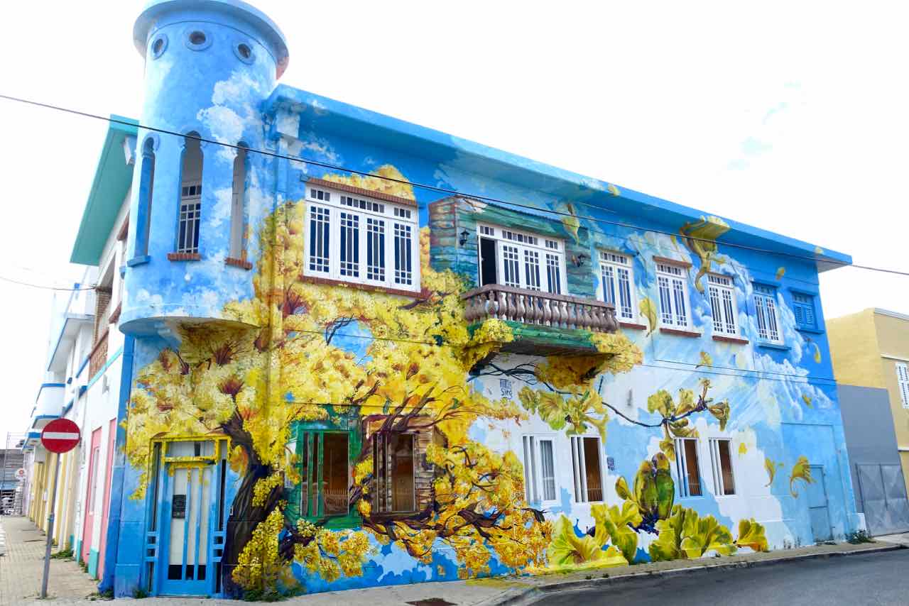 Street Art in Curacao, Willemstad-Scharloo, von Francis Sling Copyright Peter Pohle PetersTravel