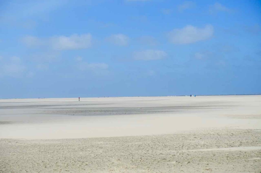 Texel Strände: ewig weiter Strand Strand bei De Cocksdorp, Niederlande