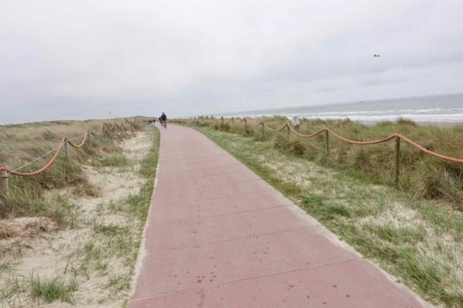 Texel Strände: Strandpromenade von De Koog, Niederlande