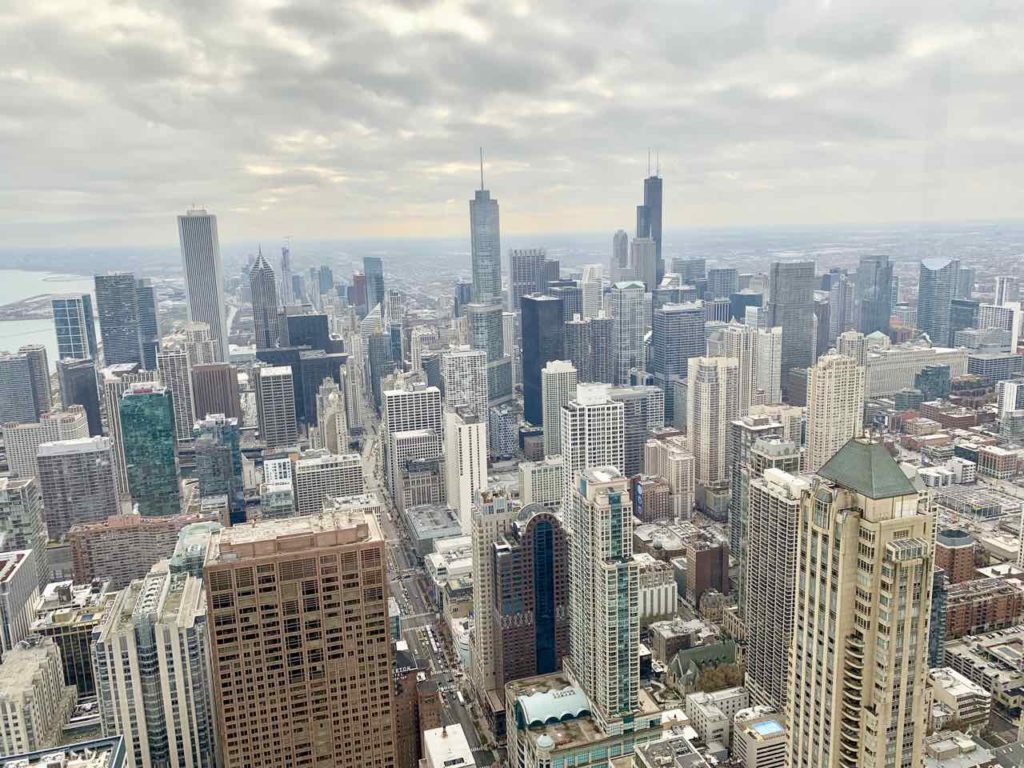 Chicago Aussichtspunkte: Blick vom John Hancock Center 360 Chicago Foto Peter Pohle PetersTravel
