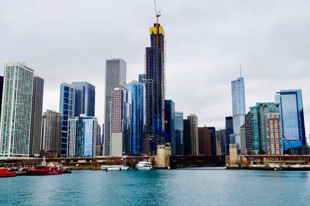 Chicago Aussichtspunkte: Chicago vom Chicago River auf der Cruise Tour, Foto Peter Pohle PetersTravel