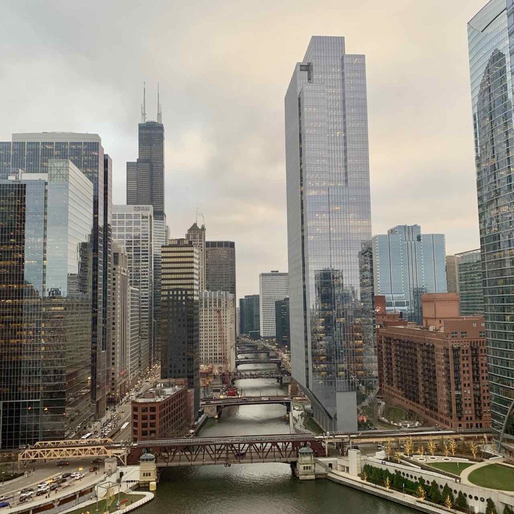 Chicago Aussichtspunkte, Riverview vom Holiday Inn Hotel Foto Peter Pohle PetersTravel