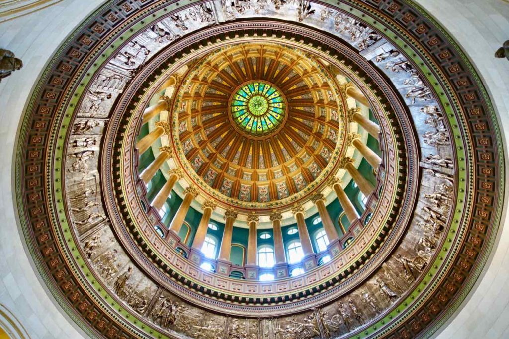 Springfield Illinois: Decke vom New State Capitol, Foto Peter Pohle PetersTravel