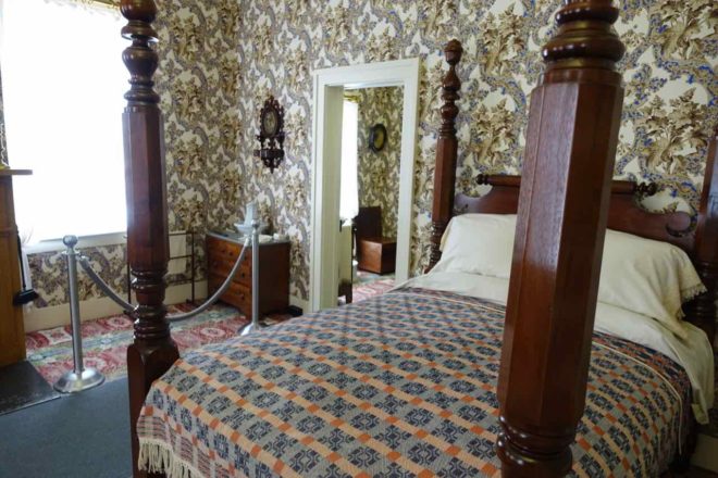 Springfield Illinois: Schlafzimmer im Haus von Abraham Lincoln, Foto Peter Pohle PetersTravel