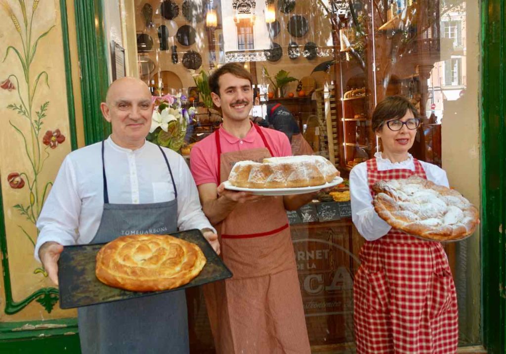 Palmas Traditionsgeschäfte: Bäckerei Forn des Teatre. Eigentümer präsentieren ihre Leckereien