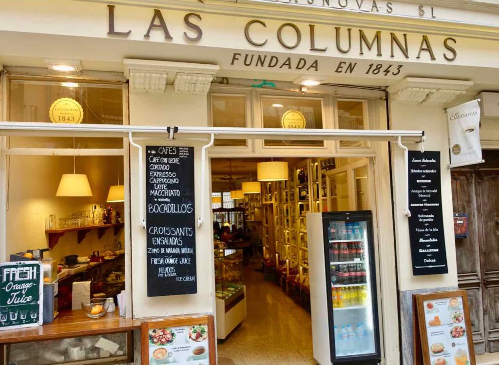 Palmas Traditionsgeschäfte: Las Columnas in Palma de Mallorca