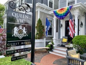 Guest House auf der Commercial St in Provincetown auf Cape Cod, Massachusetts