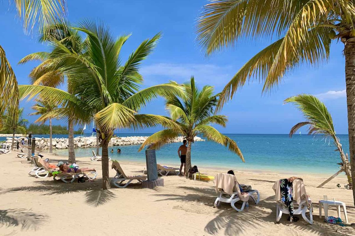 Hotelstrand in Montego Bay