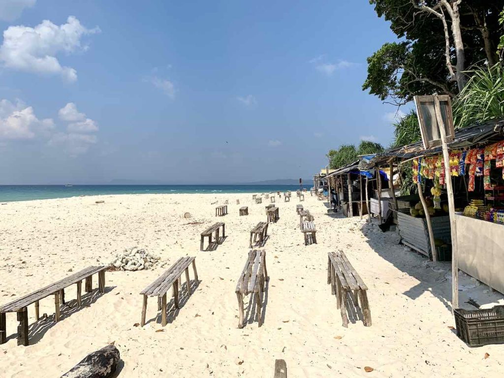 Andamanen: Lakshmanpur Beach auf Neill Island