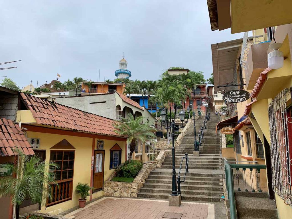 Guayaquil: Treppe Escalinata Diego Noboa y Arteta im Stadtteil Las Peñas
