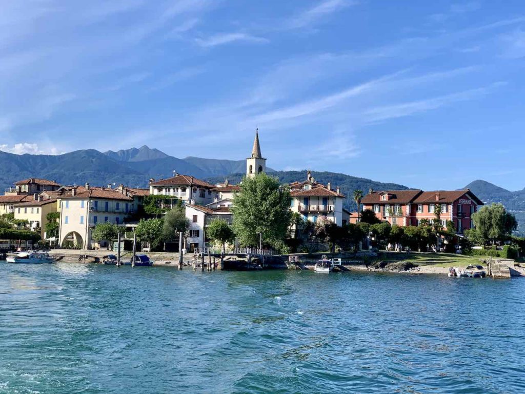 Isola dei Pescatori auf dem Lago Maggiore, Italien