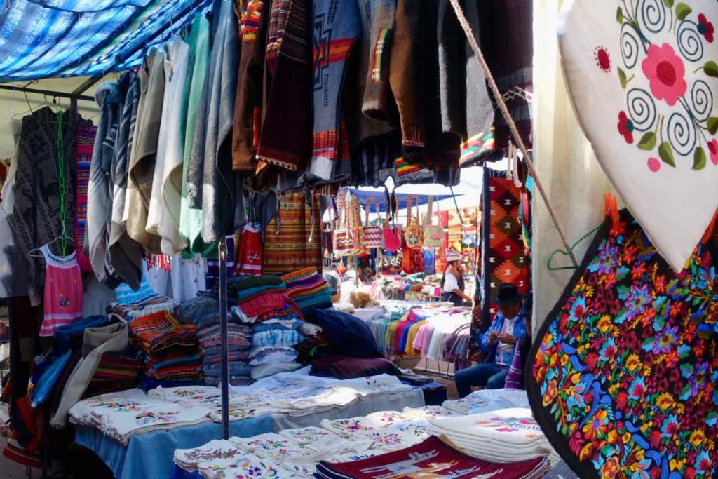 Indiomarkt in Otavalo 