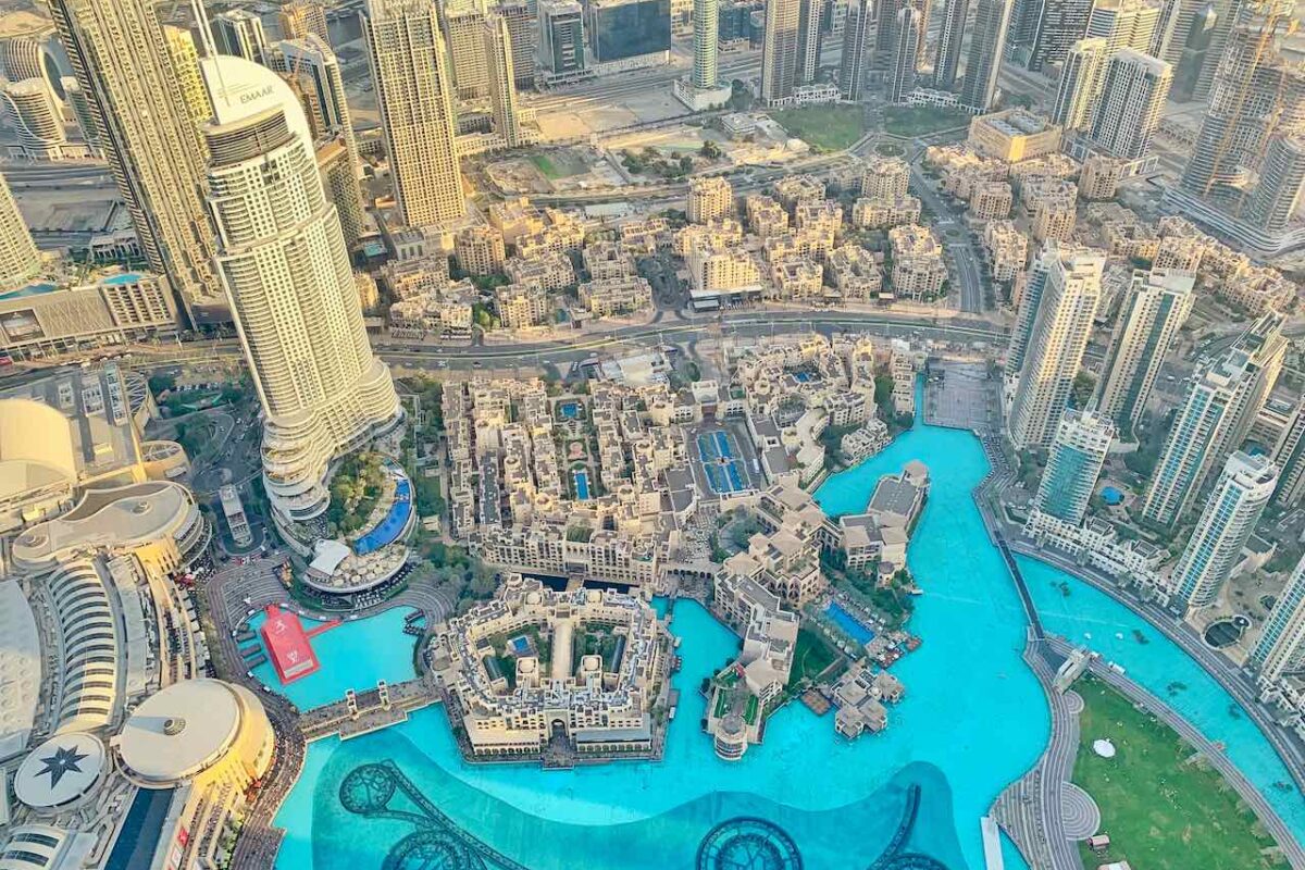 Blick vom Burj Khalifa, Dubai