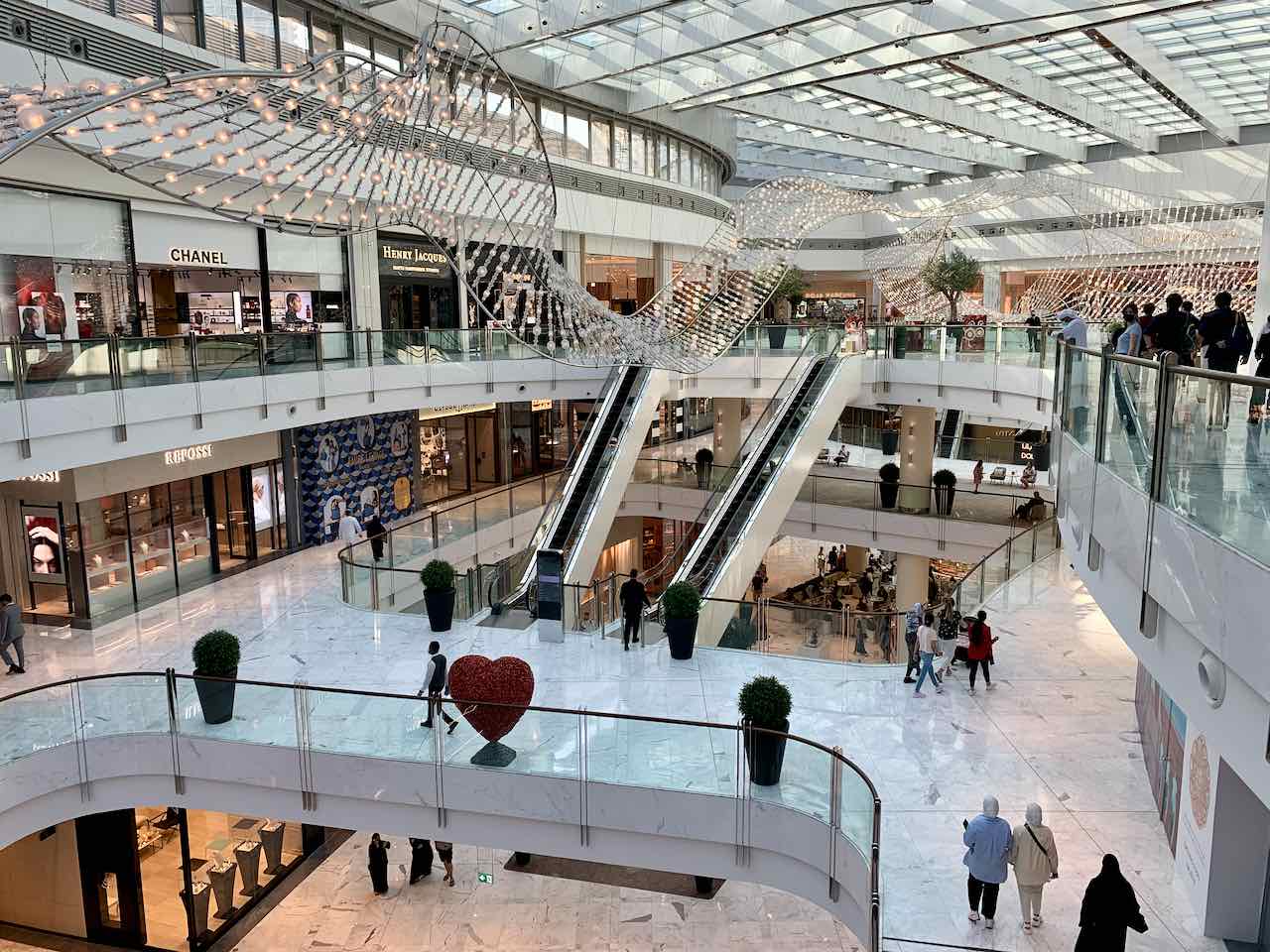 Vestibül des Einkauszentrum Dubai Mall