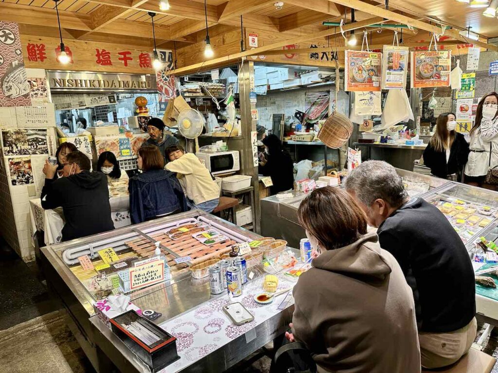 Kyoto, Nishiki Food Market in der Nishiki-dori