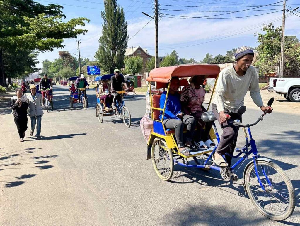 Rikschafahrer in Antsirabe