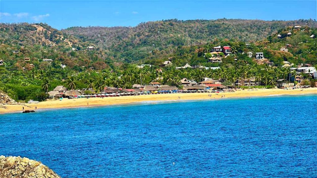 Totale auf den Strand von Mazunte, Mexiko © PetersTravel Peter Pohle