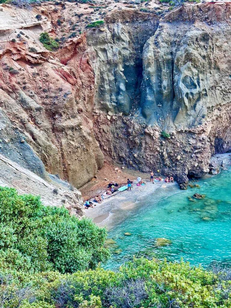 Insel Milos, Mini-Strand Tsigrado © PetersTravel Peter Pohle