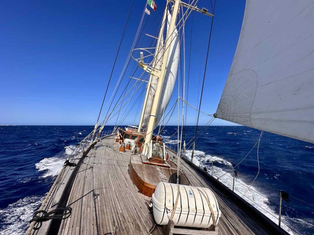 Segelyacht Chronos im Wind © PetersTravel Peter Pohle