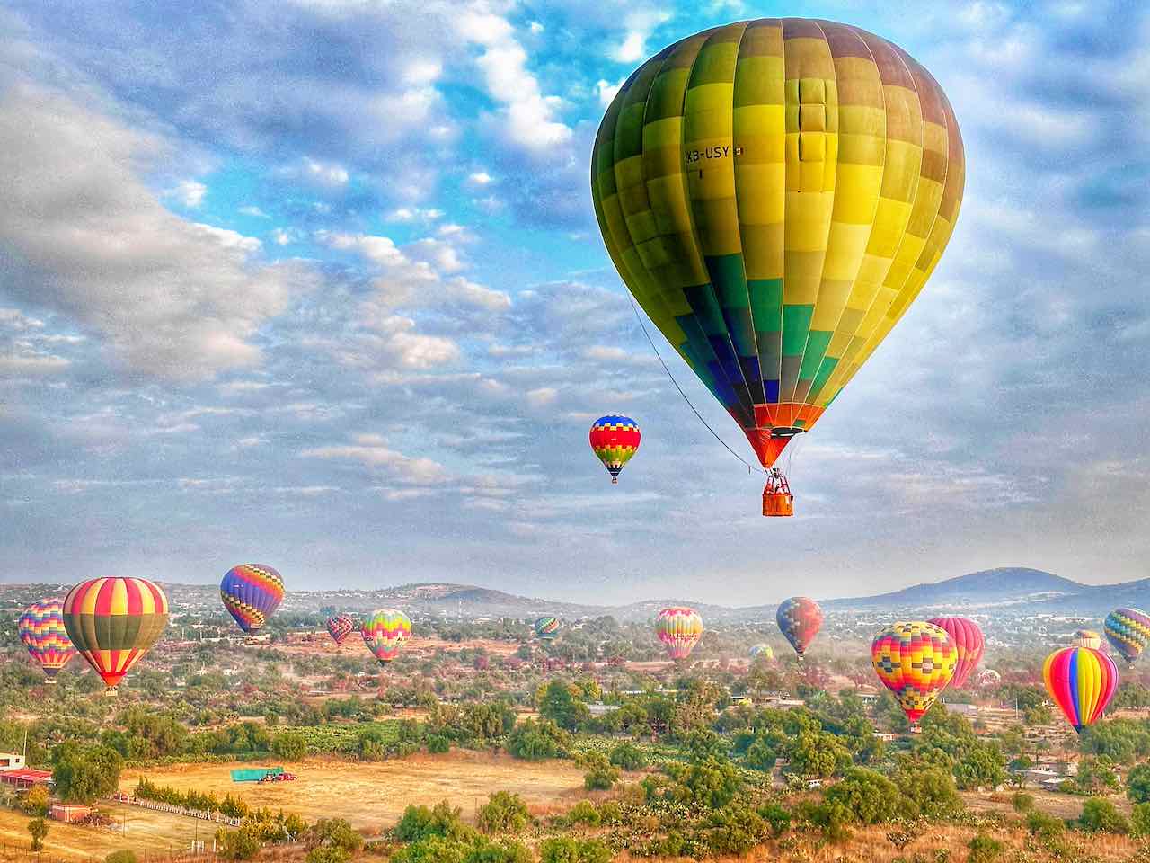 Ballonfahrt Teotihuacan, Mexiko © PetersTravel Peter Pohle