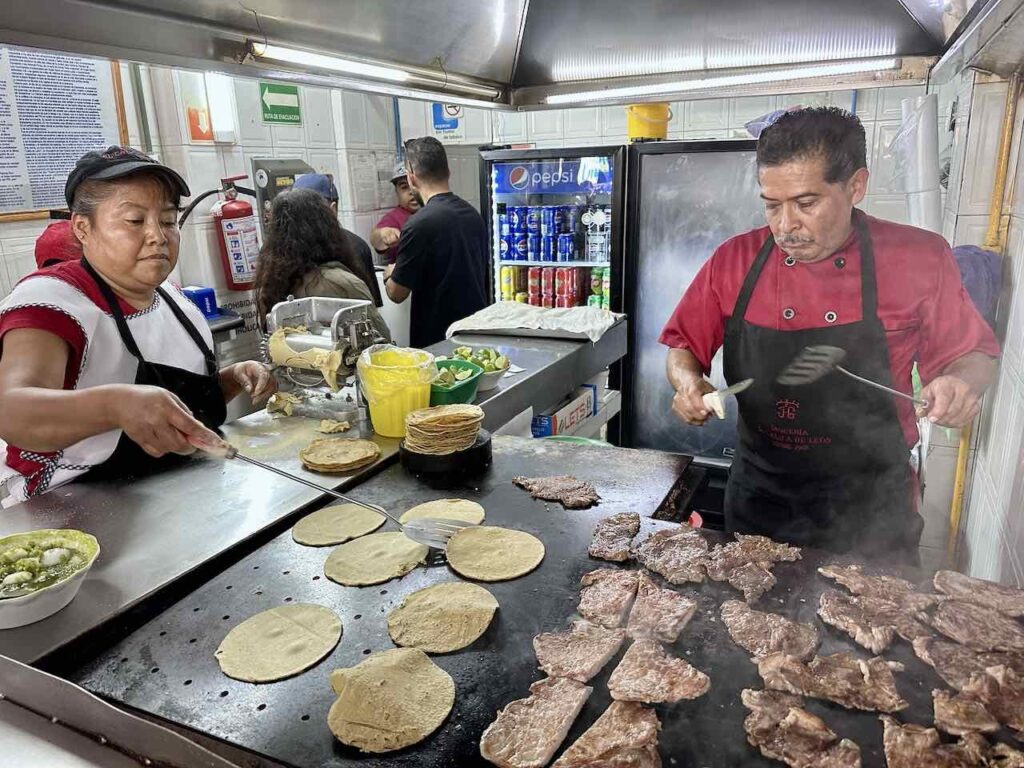 Mexiko Stadt, Taco-Imbiss Taquería El Califa de León © PetersTavel Peter Pohle