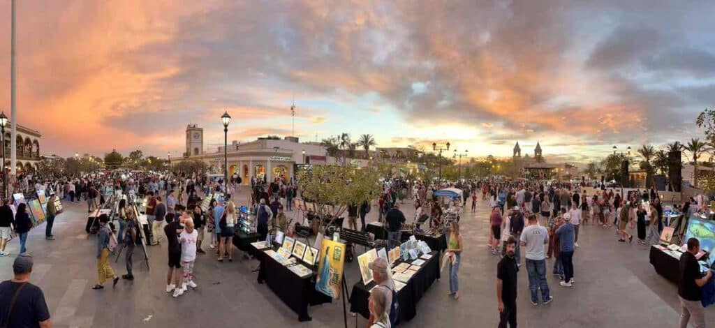 Abendstimmung beim Art Walk in San José del Cabo, Baja California, Mexiko © PetersTravel Peter Pohle