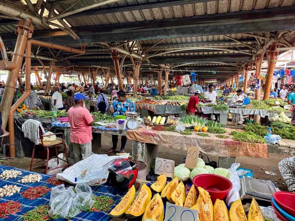 Mauritius, Sonntagsmarkt in Flacq Foto PetersTravel Peter Pohle