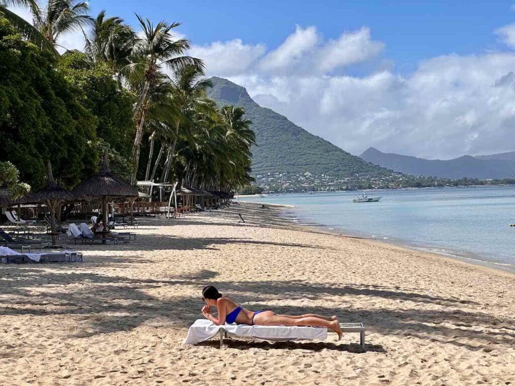 Strand Flic en Flac beim Hotel La Pirogue, Foto- PetersTravel Peter Pohle