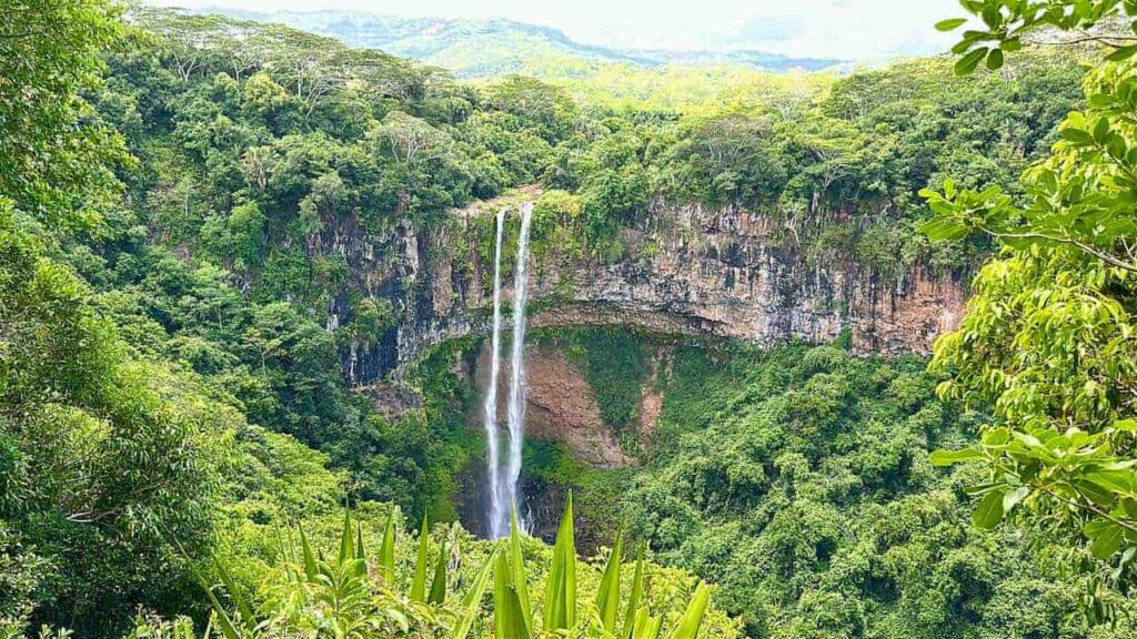 Wasserfall im Black River Gorges National Park⁩, ⁨Black River⁩, ⁨Mauritius⁩ Foto PetersTravel Peter Pohle