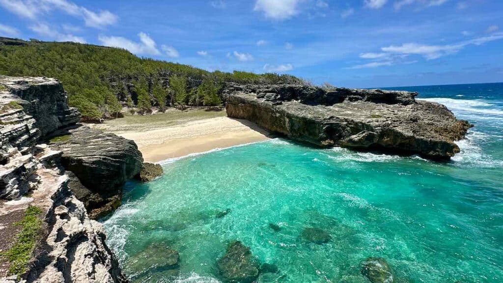 Trou d'Argent auf Rodrigues Island, Mauritius Foto: PetersTravel Peter Pohle